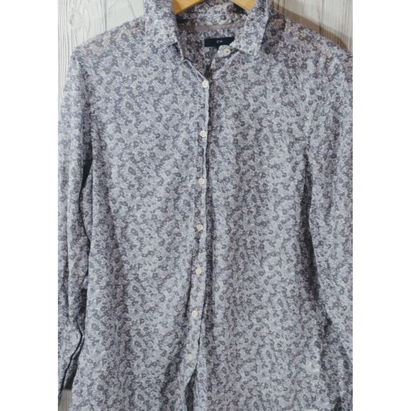 Gap Womens Button Down 100% Cotton Floral  XL FREE SHIPPING! - Picture 3 of 12